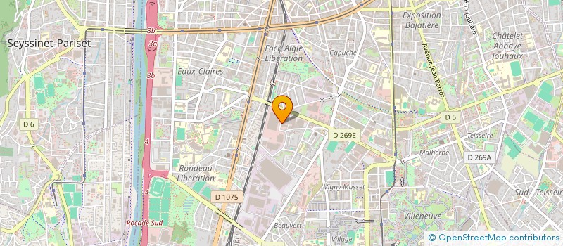 localisation de l'entreprise GREEN ALPES à GRENOBLE