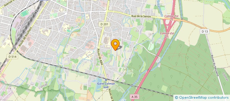 localisation de l'entreprise GREEN ASANA  COLMAR