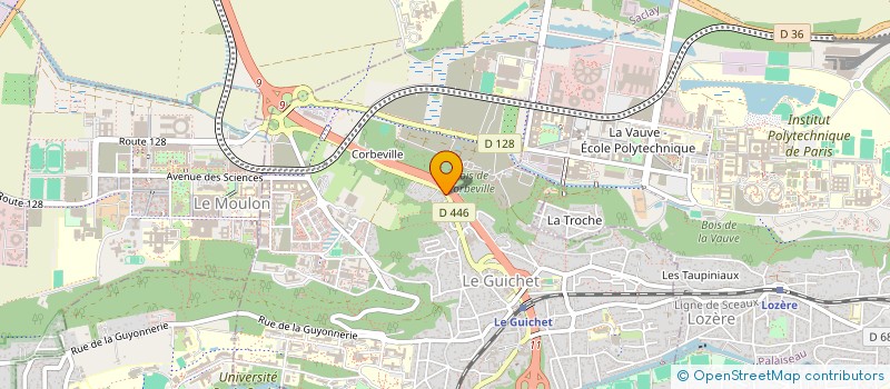 localisation de l'entreprise GREEN AUDIT à ORSAY