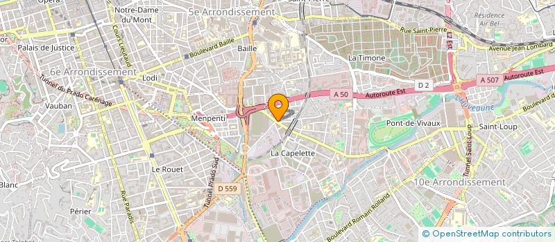 localisation de l'entreprise GREEN BAT à MARSEILLE