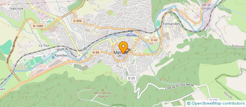 localisation de l'entreprise GREEN BEAUTY  MENDE