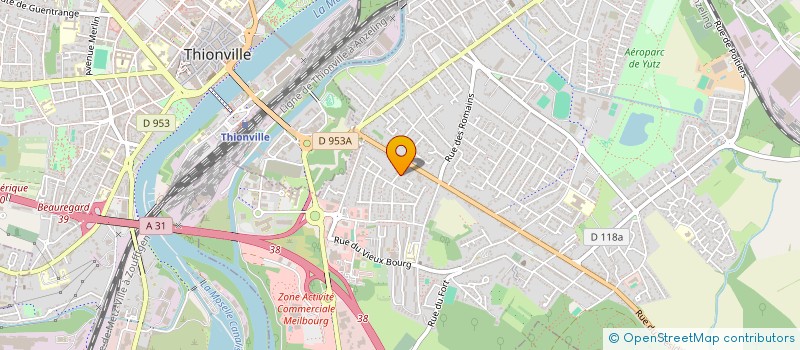 localisation de l'entreprise GREEN BELLONA SCI  YUTZ