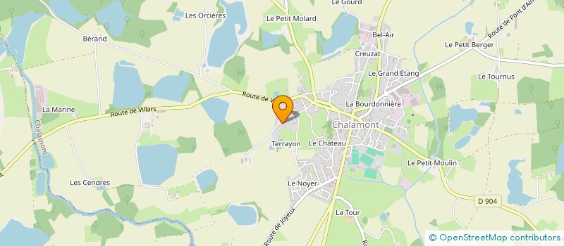 localisation de l'entreprise GREEN BELT IMMO LT à CHALAMONT