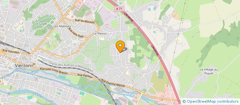 localisation de l'entreprise GREEN BERRY SOLUTION  VIERZON