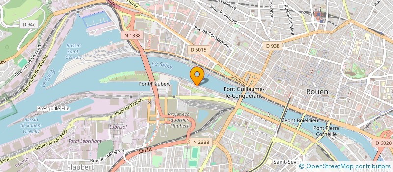 localisation de l'entreprise GREEN BIG à ROUEN