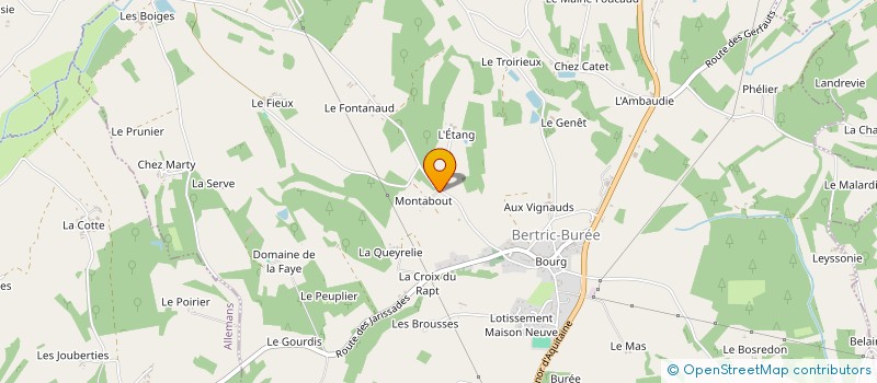 localisation de l'entreprise GREEN & BLUE  PERIGUEUX