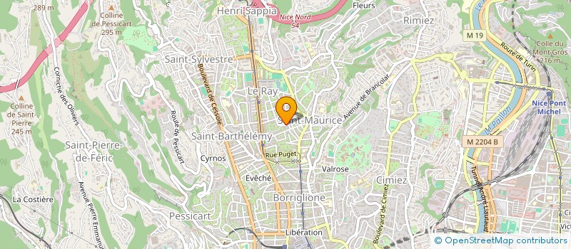 localisation de l'entreprise GREEN BN'B à NICE
