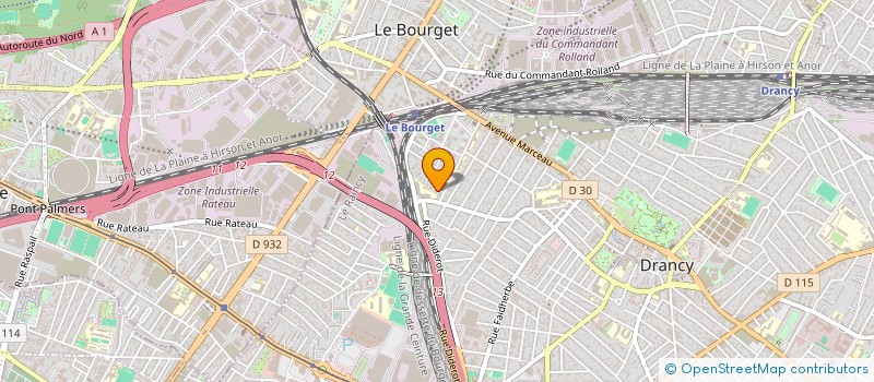localisation de l'entreprise GREEN CAR à DRANCY
