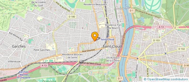 localisation de l'entreprise GREEN CAR SERVICE à NEUILLY-SUR-SEINE