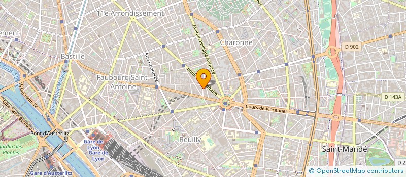 localisation de l'entreprise GREEN CARS à PARIS