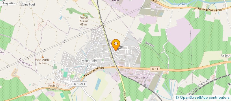 localisation de l'entreprise GREEN CARS  MONTADY