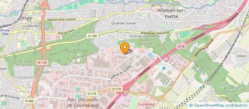 localisation de l'entreprise GREEN CARS  VILLEBON-SUR-YVETTE