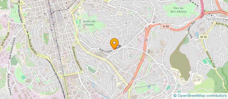 localisation de l'entreprise GREEN CARS42  SAINT-ETIENNE