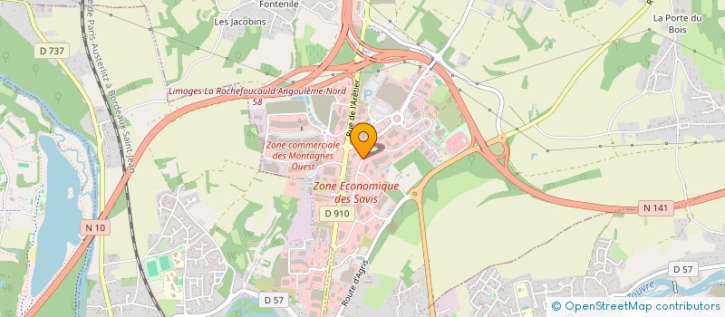 localisation de l'entreprise GREEN CASH à CHAMPNIERS