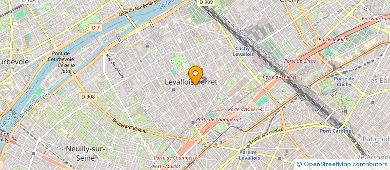 localisation de l'entreprise GREEN CAT à LEVALLOIS-PERRET