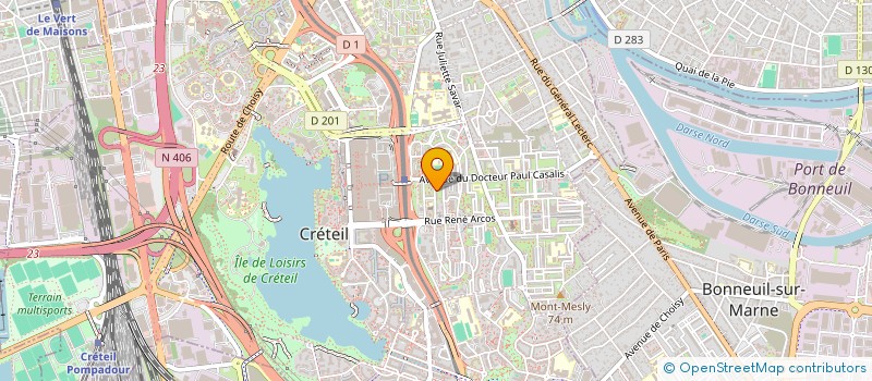 localisation de l'entreprise GREEN CLIM à CRETEIL