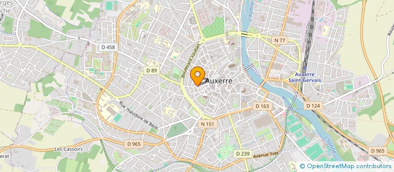 localisation de l'entreprise GREEN CLINIC à AUXERRE