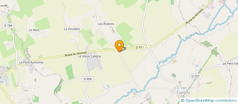 localisation de l'entreprise GREEN&CO à CALIGNY