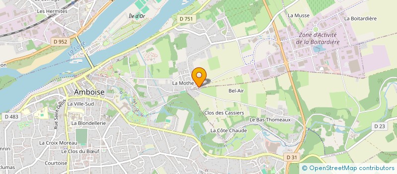 localisation de l'entreprise GREEN COMPANY  AMBOISE