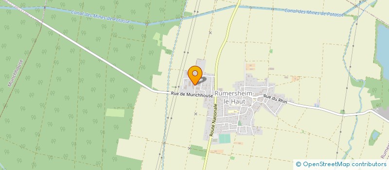 localisation de l'entreprise GREEN CONCEPT  FESSENHEIM