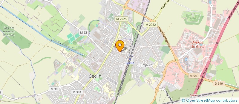 localisation de l'entreprise GREEN CONNECT HDF à SECLIN