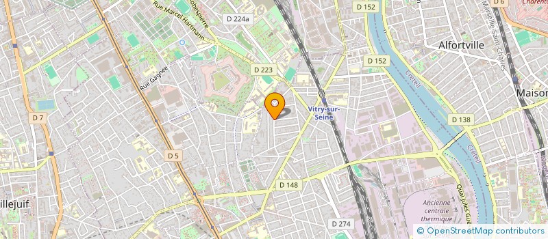 localisation de l'entreprise GREEN CONSEIL à VITRY-SUR-SEINE