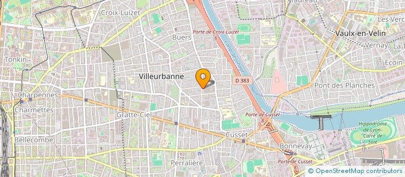 localisation de l'entreprise GREEN CONSEIL HABITAT CONSTITUTION à VILLEURBANNE
