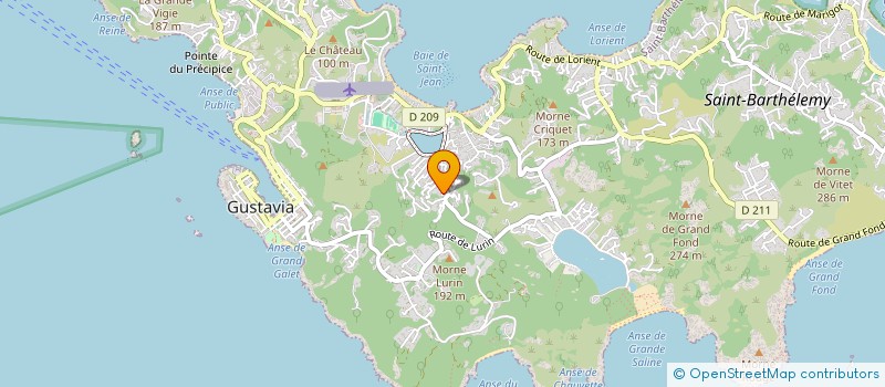 localisation de l'entreprise GREEN CONSULTING à SAINT-BARTHELEMY