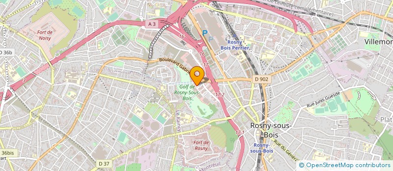 localisation de l'entreprise GREEN CORPORATE à ROSNY-SOUS-BOIS