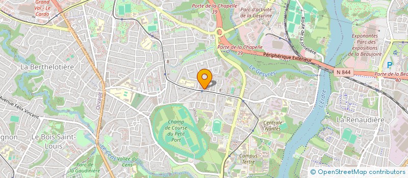 localisation de l'entreprise GREEN CROSS  NANTES