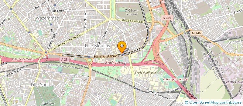 localisation de l'entreprise GREEN CTY INC à LILLE