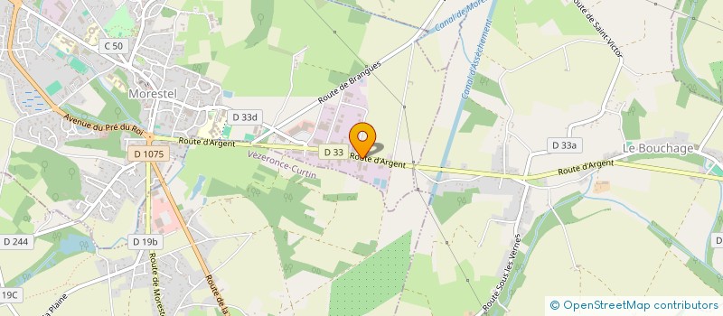 localisation de l'entreprise GREEN CUT  MORESTEL