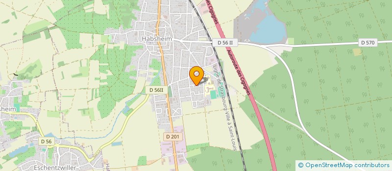 localisation de l'entreprise GREEN DAYS  HABSHEIM