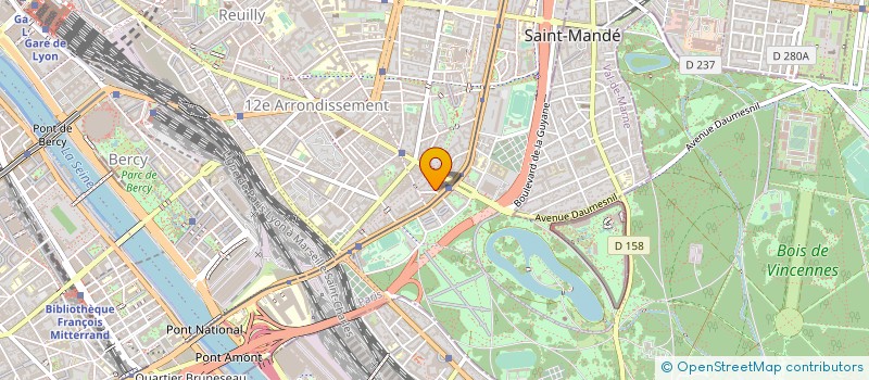 localisation de l'entreprise GREEN DECOR à PARIS
