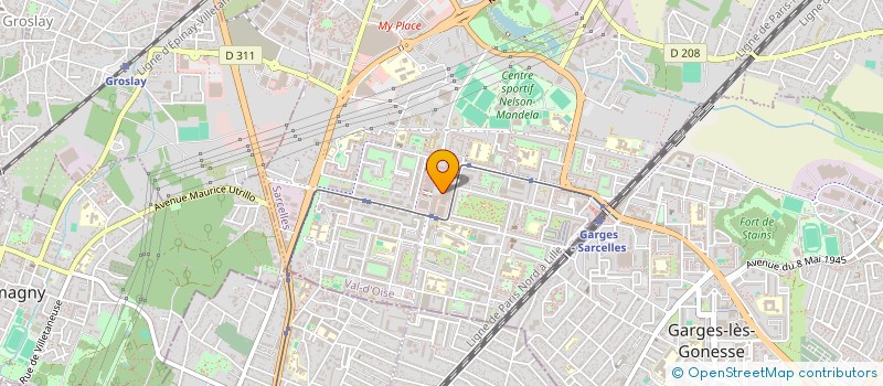 localisation de l'entreprise GREEN DEMOLITION  SARCELLES