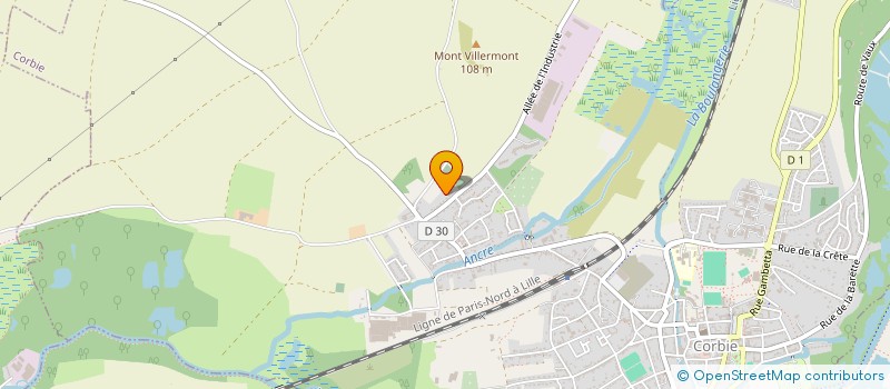 localisation de l'entreprise GREEN DIAGNOSTICS à CORBIE