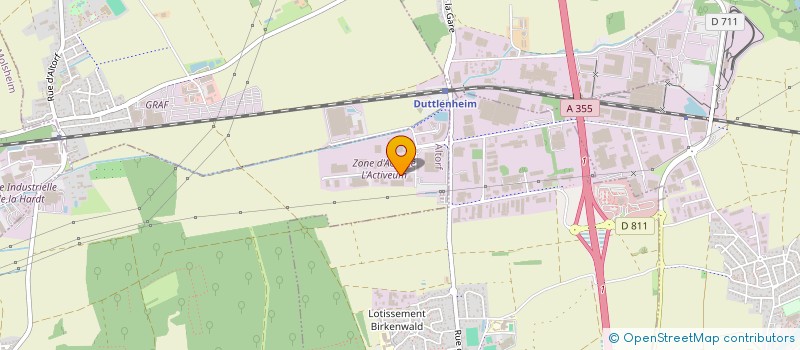 localisation de l'entreprise GREEN DISTRIBUTION  LINSDORF