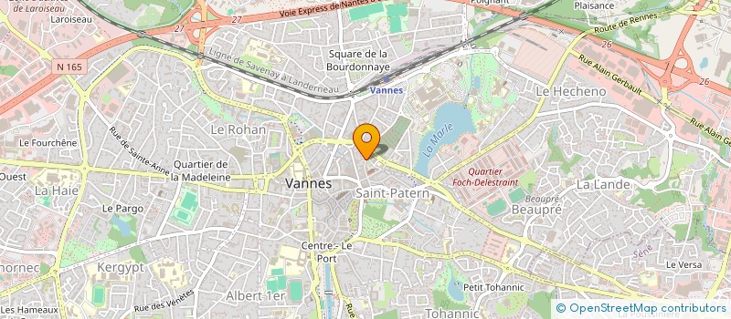 localisation de l'entreprise GREEN DISTRICT à VANNES