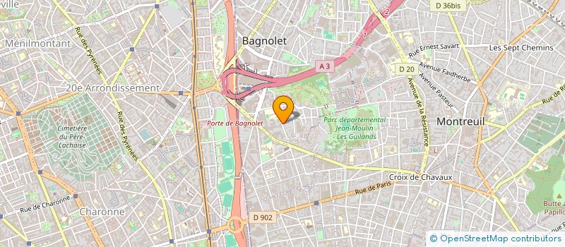 localisation de l'entreprise GREEN DOCTEUR  BAGNOLET