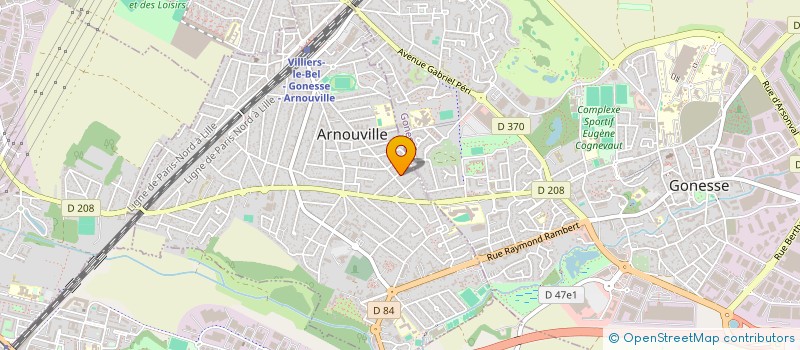 localisation de l'entreprise GREEN DRIVE  ARNOUVILLE