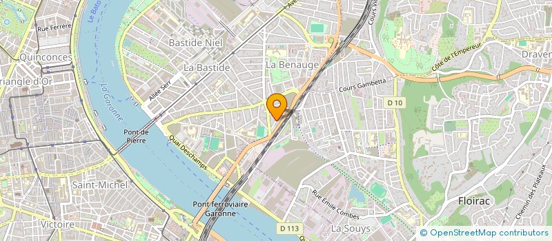 localisation de l'entreprise GREEN DUCK  BORDEAUX