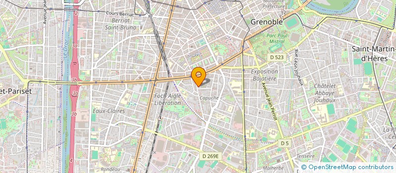 localisation de l'entreprise GREEN ECO INTERNATIONAL  GRENOBLE