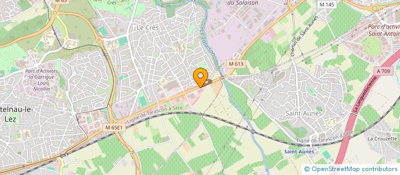 localisation de l'entreprise GREEN ELEC CONSTRUCTION  LE CRES