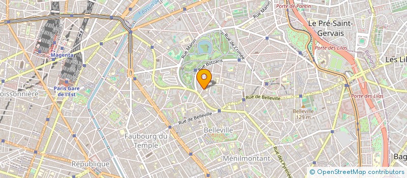 localisation de l'entreprise GREEN'ELLE à PARIS