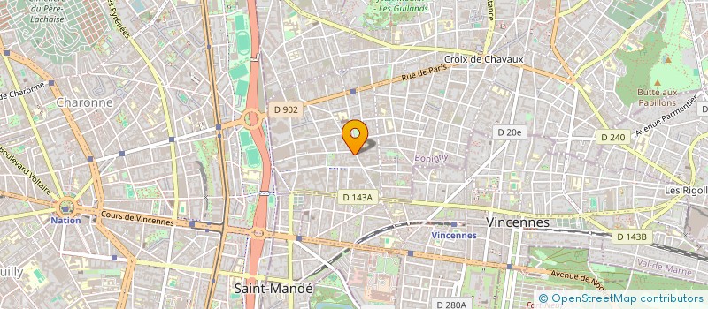 localisation de l'entreprise GREEN ENERGIE à MONTREUIL