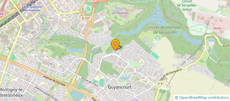 localisation de l'entreprise GREEN ENERGIE EXPERTISE à LE BOURGET