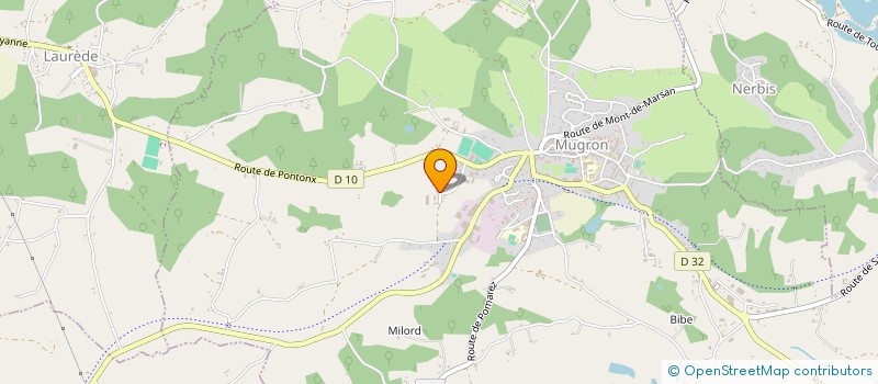 localisation de l'entreprise GREEN ENERGIES  MUGRON