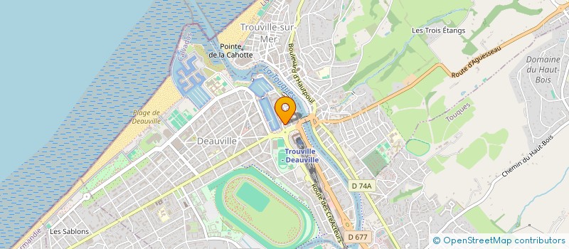 localisation de l'entreprise GREEN ENERGY  DEAUVILLE