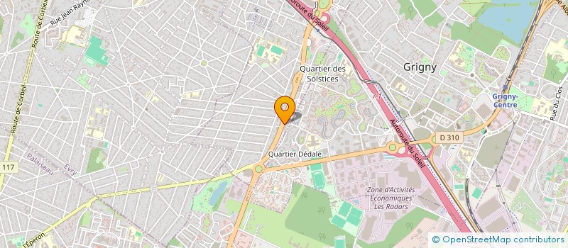 localisation de l'entreprise GREEN ENERGY SOLAR-ENGINEERING à VIRY-CHATILLON