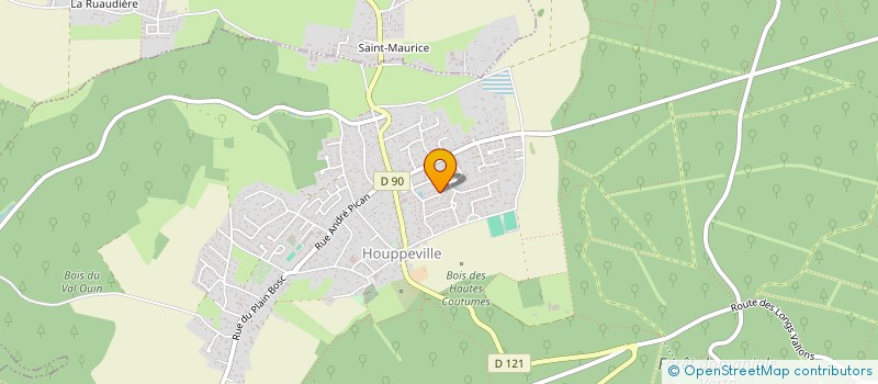 localisation de l'entreprise GREEN ESSITY  HOUPPEVILLE